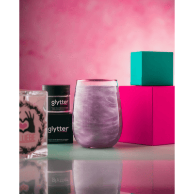 Gin Liebe Dry Gin mit Glytter Bundle (1x Dry Gin + 1x Glytter in Wunschfarbe + 1x Car Perfume)