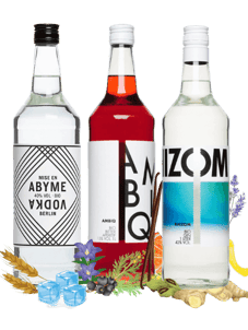 Cocktails mit Abyme: Vodka, Gin, Bitter Aperitif