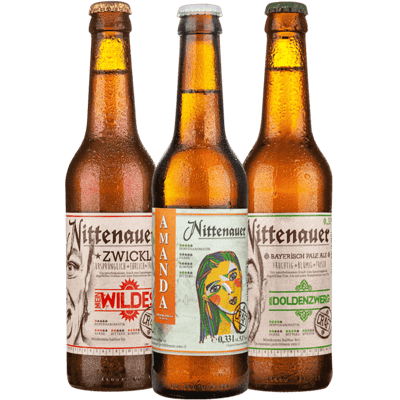 9er Craft Beer Set (3x Amanda Pils + 3x Mein Wildes Zwickel + 3x Doldenzwerg Bayerisch Pale Ale)
