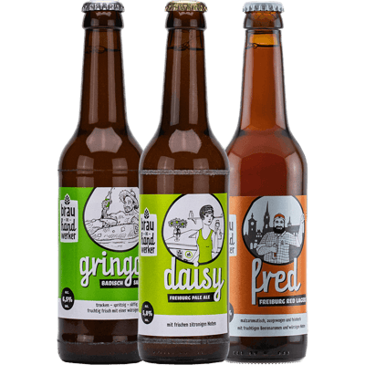 12x Bier - Die Brauhandwerker "Badisches Dreierlei" - Probierpaket