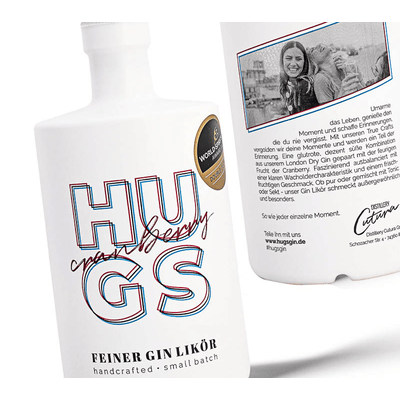 HUGS Cranberry Gin Likör