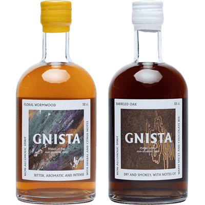 GNISTA Alkoholfrei Probierpaket (1x Floral Wormwood + 1x Barreled Oak)