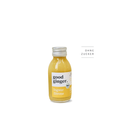 4x good ginger Bio Ingwer Shots - Zitrone