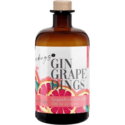 Gingrapedings - Ginlikör mit Grapefruit und pinkem Pfeffer