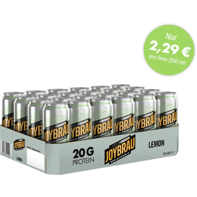 24x JoyBräu Lemon - alkoholfreies Proteinbier