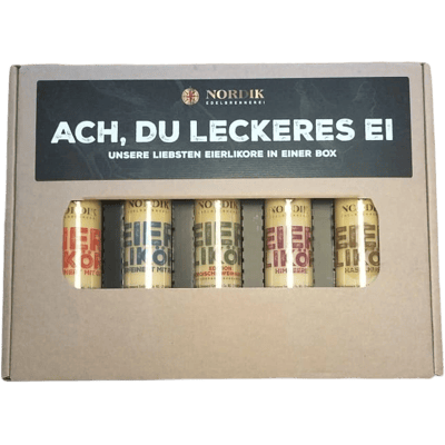 Eierlikör Geschenkset (5 Sorten Eierlikör á 100 ml)