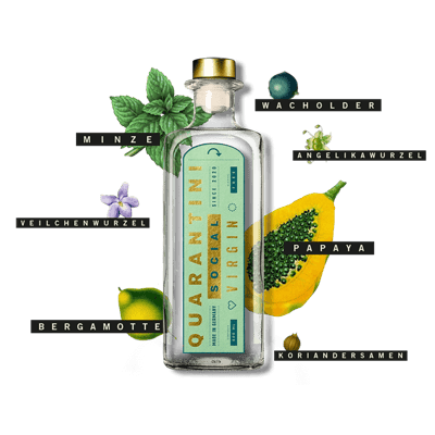 Quarantini Virgin - alkoholfreie Gin-Alternative